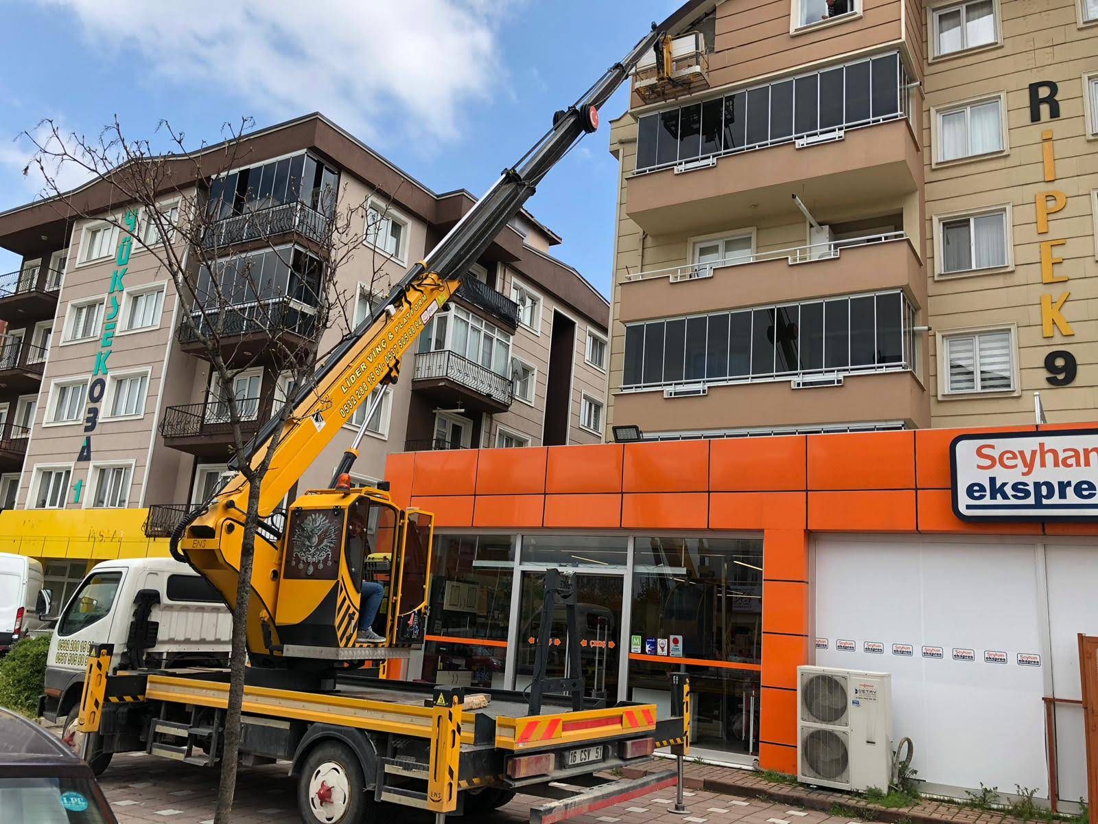 Bursa Kestel Sepetli Vinç Kiralama