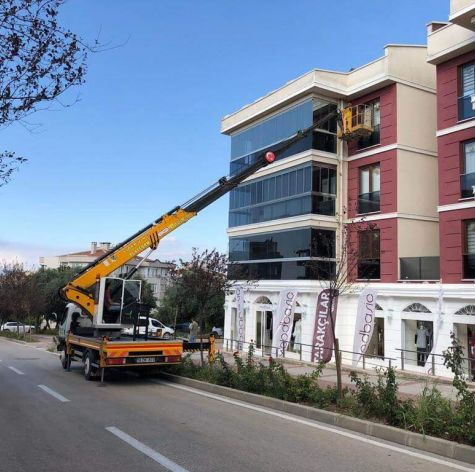 Bursa Osmangazi Sepetli Vinç Kiralama