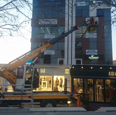 Bursa İznik Sepetli Vinç Kiralama